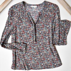 Anthropologie {Meadow Rue} Floral ‘Luana’ Blouse